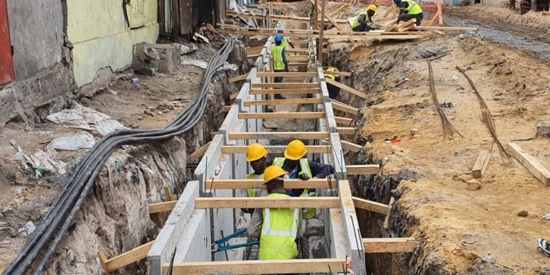 Réalisation de caniveaux